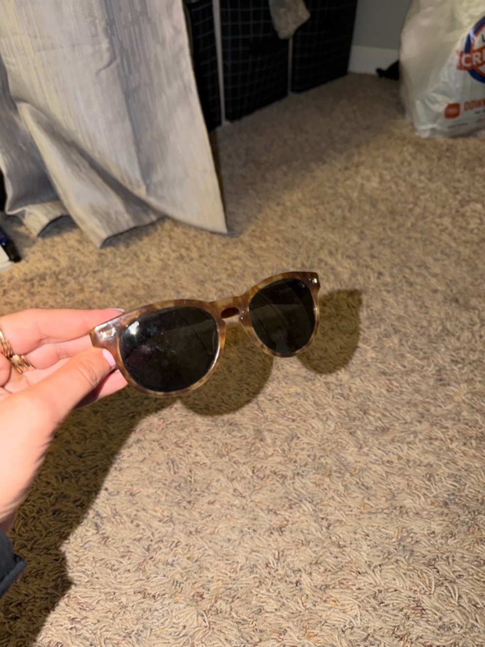 Costa Brown Tortoiseshell Frame Sunglasses with Dark Lenses